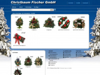 christbaum-fischer.de Webseite Vorschau