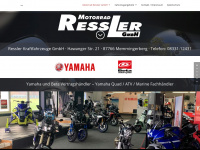 motorrad-ressler.de Webseite Vorschau