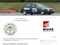 motorsport-niederbayern.de Webseite Vorschau