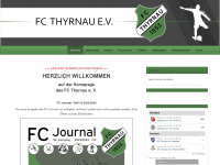 fc-thyrnau.de Webseite Vorschau