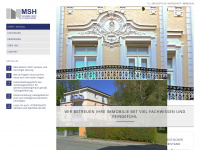msh-immobilien.de Webseite Vorschau