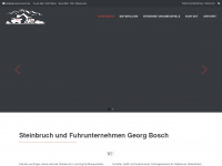 steinbruch-bosch.de Webseite Vorschau
