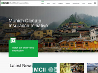 climate-insurance.org Webseite Vorschau