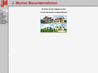 murner-bau.de Webseite Vorschau