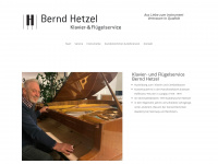klavierbau-hetzel.de Webseite Vorschau