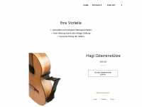 hagi-guitar.com Webseite Vorschau