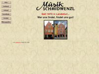 musik-schmidwenzl.de Webseite Vorschau