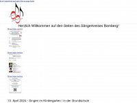 saengerkreis-bamberg.de Webseite Vorschau