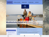musikschule-diessen.de Webseite Vorschau