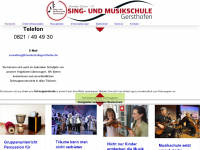 musikschule-gersthofen.de Webseite Vorschau