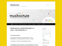 musikschule-nea.de Webseite Vorschau