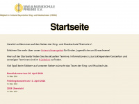 musikschule-pfreimd.de Webseite Vorschau