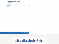 musikschule-prien.de Webseite Vorschau
