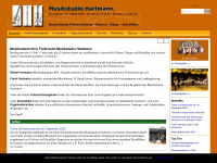 musikstudio-hartmann.de Webseite Vorschau