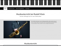 musikunterricht-klein.de Webseite Vorschau