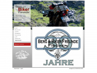 berg-und-bikerfreunde-fischen.de Webseite Vorschau