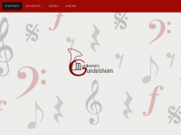 musikverein-gundelsheim.de Webseite Vorschau