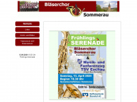 blaeserchor-sommerau.de Webseite Vorschau