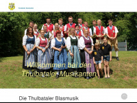 thulbataler-musikanten.de Webseite Vorschau