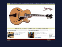 sonntag-guitars.com Webseite Vorschau