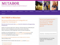 mutabor.org Webseite Vorschau