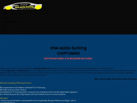 mw-auto-tuning.de Webseite Vorschau