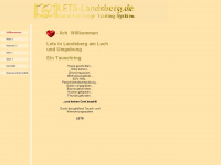 tauschring-landsberg.de Webseite Vorschau