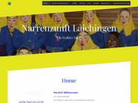 narrenzunft-laichingen.de Webseite Vorschau