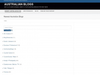 australianblogs.com.au Webseite Vorschau