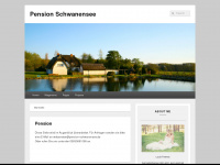 pension-schwanensee.de Webseite Vorschau