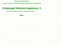 naturfreunde-augsburg-westend.de Webseite Vorschau