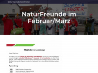 naturfreunde-gersthofen.de Webseite Vorschau