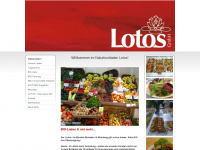 naturkostladen-lotos.de Webseite Vorschau