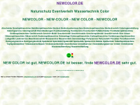 newcolor.de Webseite Vorschau