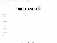 oeko-ranch.de Webseite Vorschau