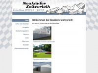 neukaeufer-zeltverleih.de Webseite Vorschau