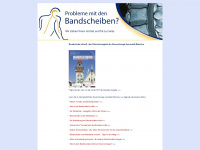 bandscheibe-aktuell.com Webseite Vorschau