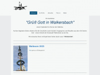 walkersbach.de Webseite Vorschau