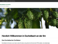 eschelbach-ilm.de Webseite Vorschau