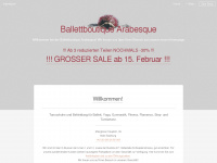 ballettboutique.at Webseite Vorschau