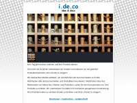 i-de-co.de Webseite Vorschau