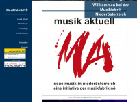 musikfabrik.at Webseite Vorschau
