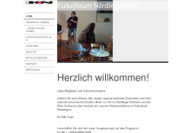 kulturforum-noerdlingen.de Webseite Vorschau