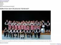 musikverein-nordendorf.de Webseite Vorschau