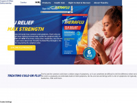 theraflu.com Webseite Vorschau