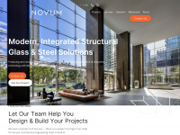 novumstructures.com Webseite Vorschau