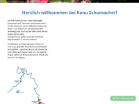 kanu-schumacher.de Webseite Vorschau