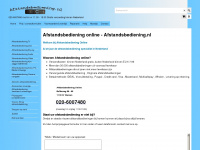 afstandsbediening.nl Webseite Vorschau