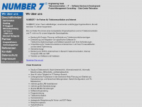 number7.org Webseite Vorschau