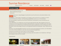 sunrise-residence.com Webseite Vorschau
